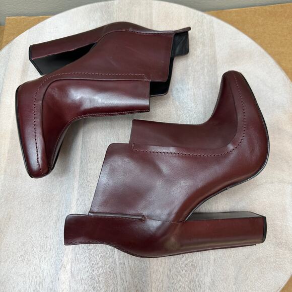 Alexander Wang Kim Oxblood Womens Boots Size 38.5 EU Burgundy Boot RARE - Picture 9 of 16